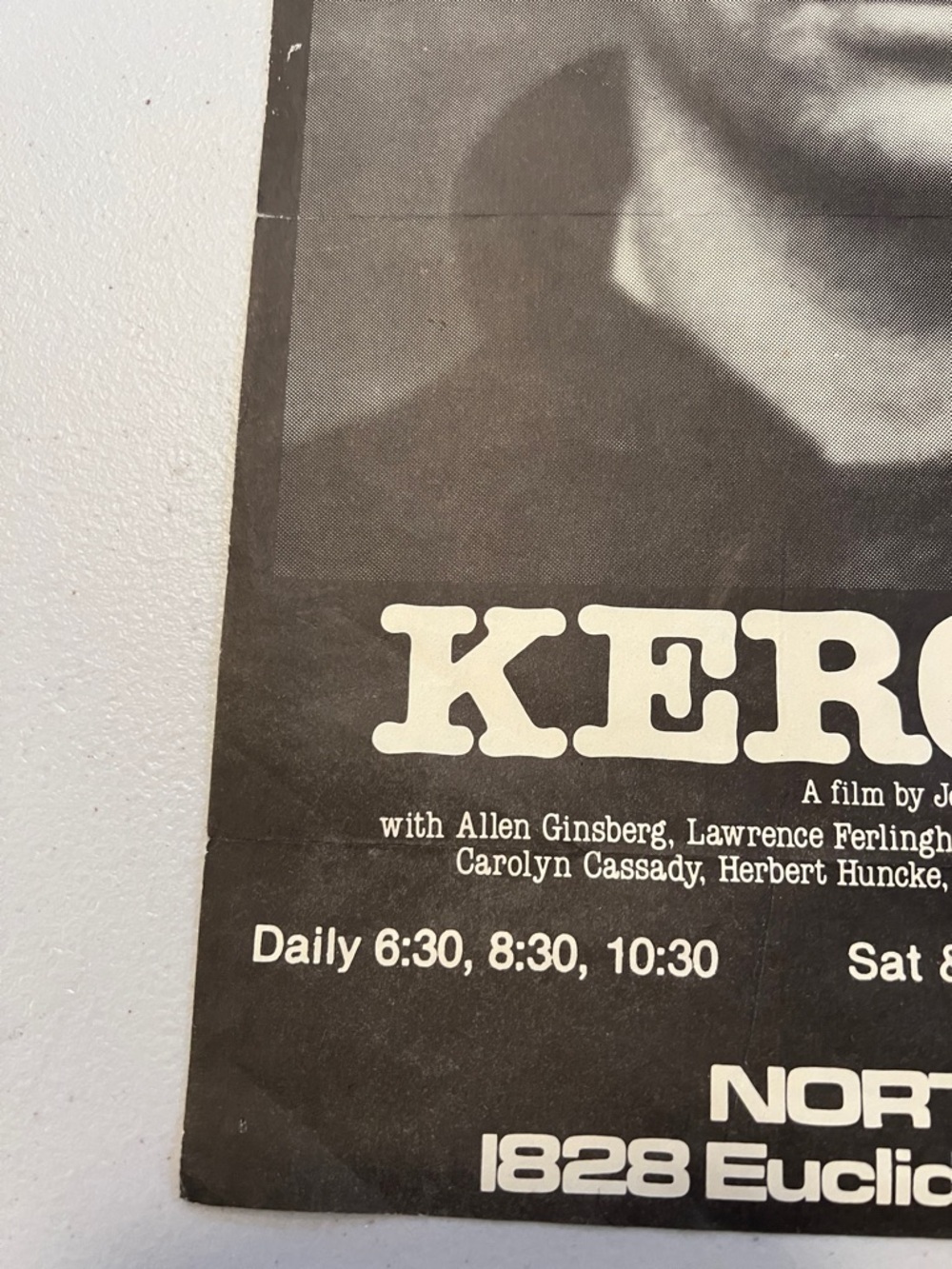 Jack Kerouac Vintage Northside Black & White Graphic Poster - Picture 5 of 6